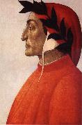 Sandro Botticelli Portrat of Dante oil painting on canvas